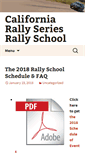 Mobile Screenshot of crsrallyschool.com